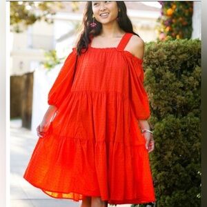 H&M Cities Diaries Cold Shoulder Boho‎ Tassel Dress